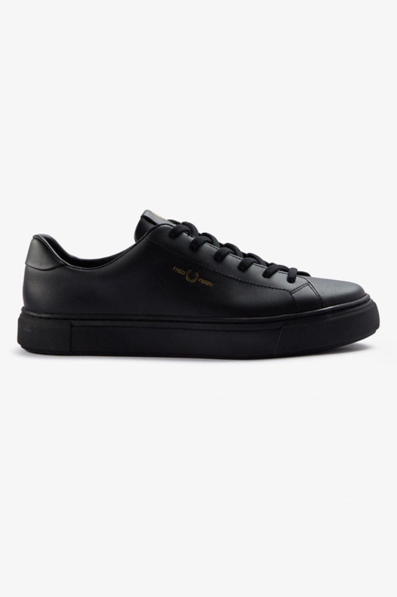 Fred Perry B71 Men\'s Sneakers Black | XUE-578041