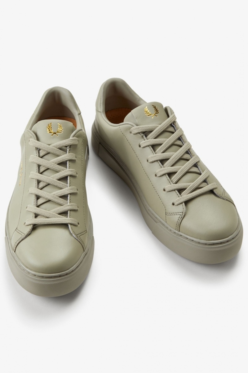 Fred Perry B71 Men's Sneakers Green | DCQ-608921