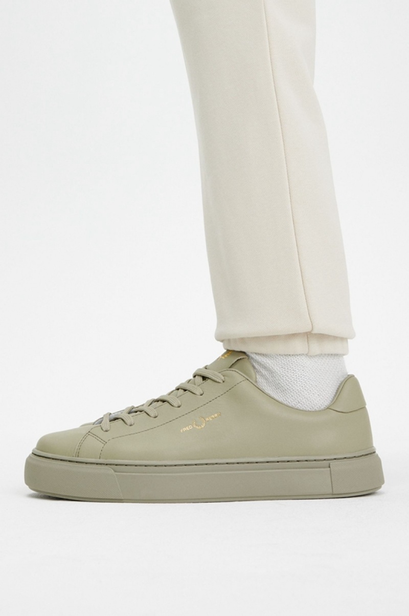 Fred Perry B71 Men's Sneakers Green | DCQ-608921