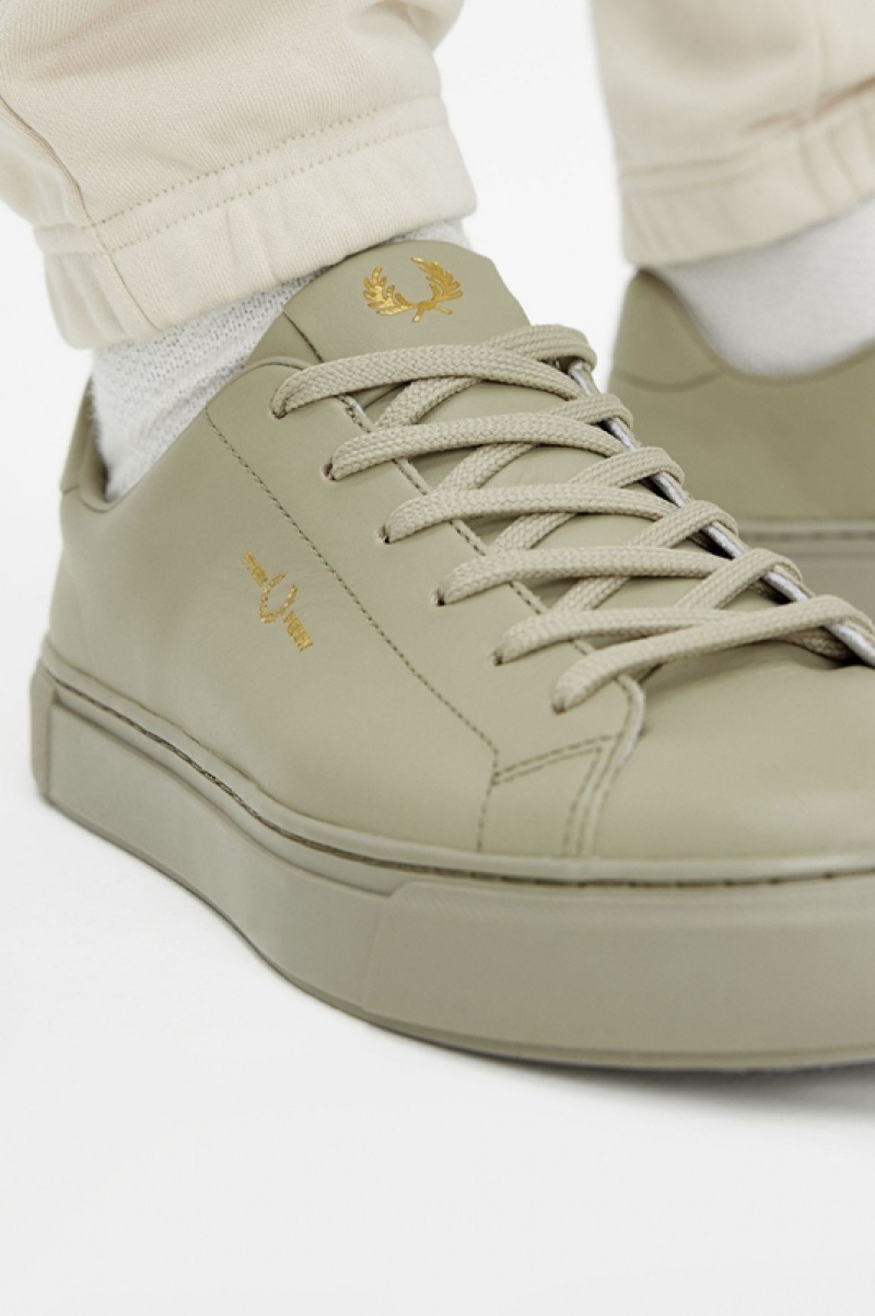 Fred Perry B71 Men's Sneakers Green | DCQ-608921