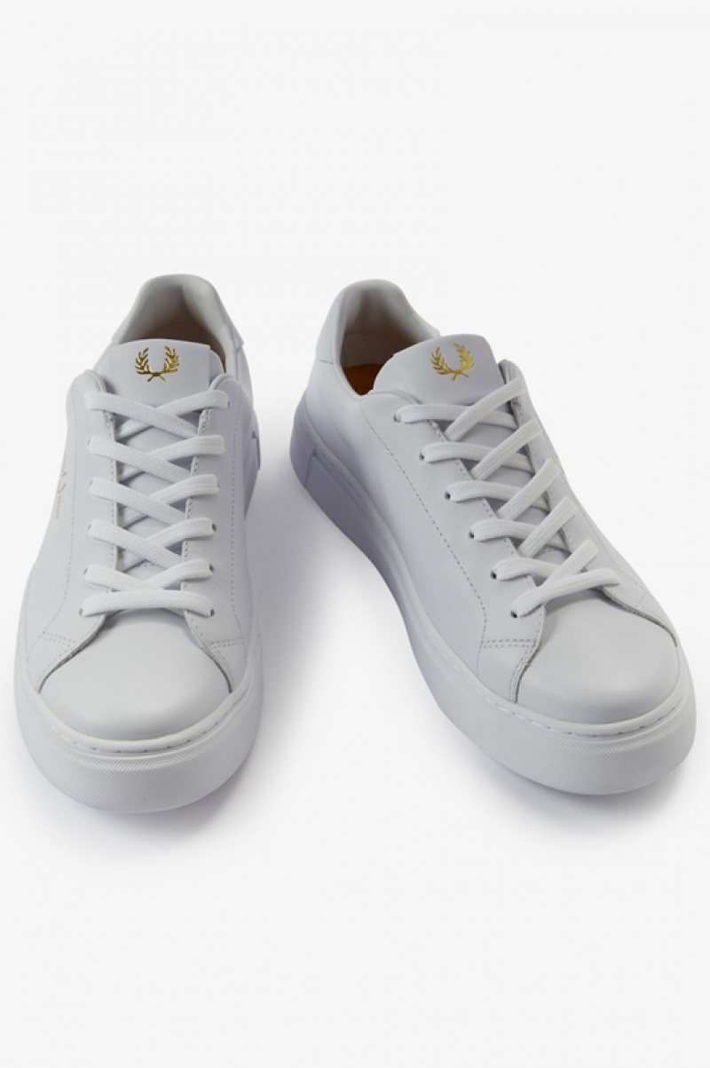 Fred Perry B71 Men's Sneakers White | QFI-925310