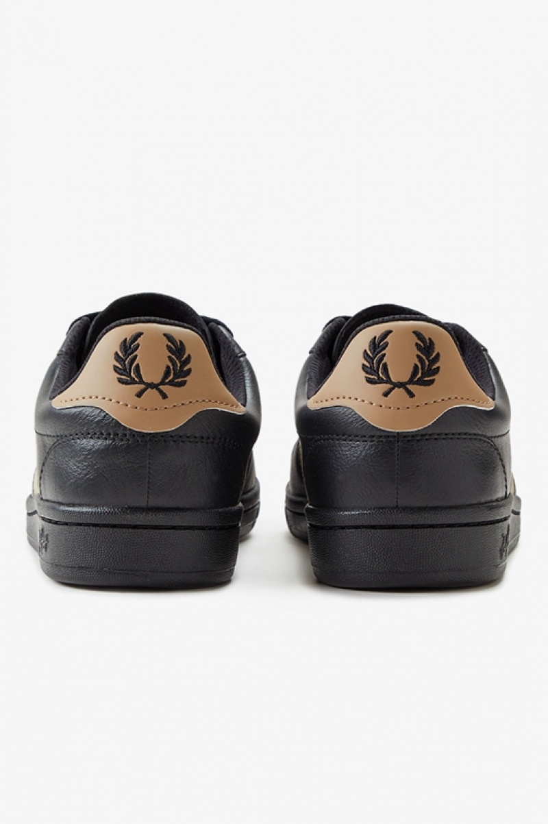 Fred Perry B721 Men's Sneakers Black | FWN-534169