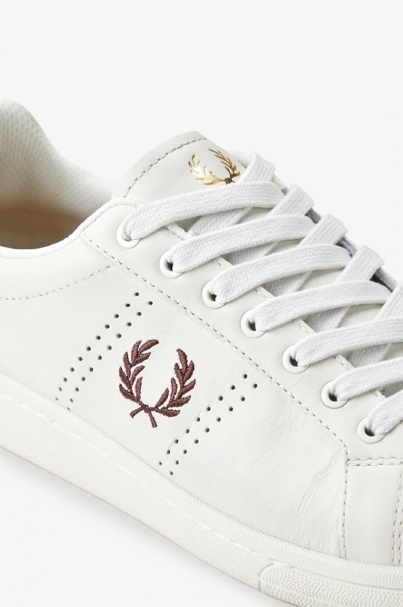 Fred Perry B721 Men's Sneakers White | RSH-015396