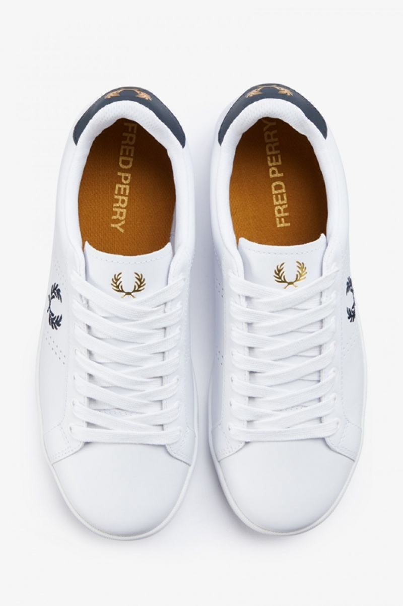 Fred Perry B721 Men's Sneakers White | UIG-324056