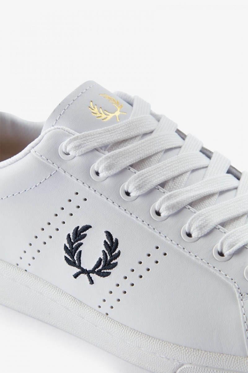 Fred Perry B721 Men's Sneakers White | UIG-324056