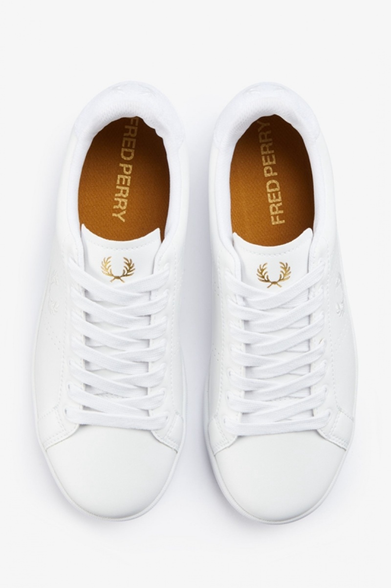 Fred Perry B721 Men's Sneakers White | WJG-936107