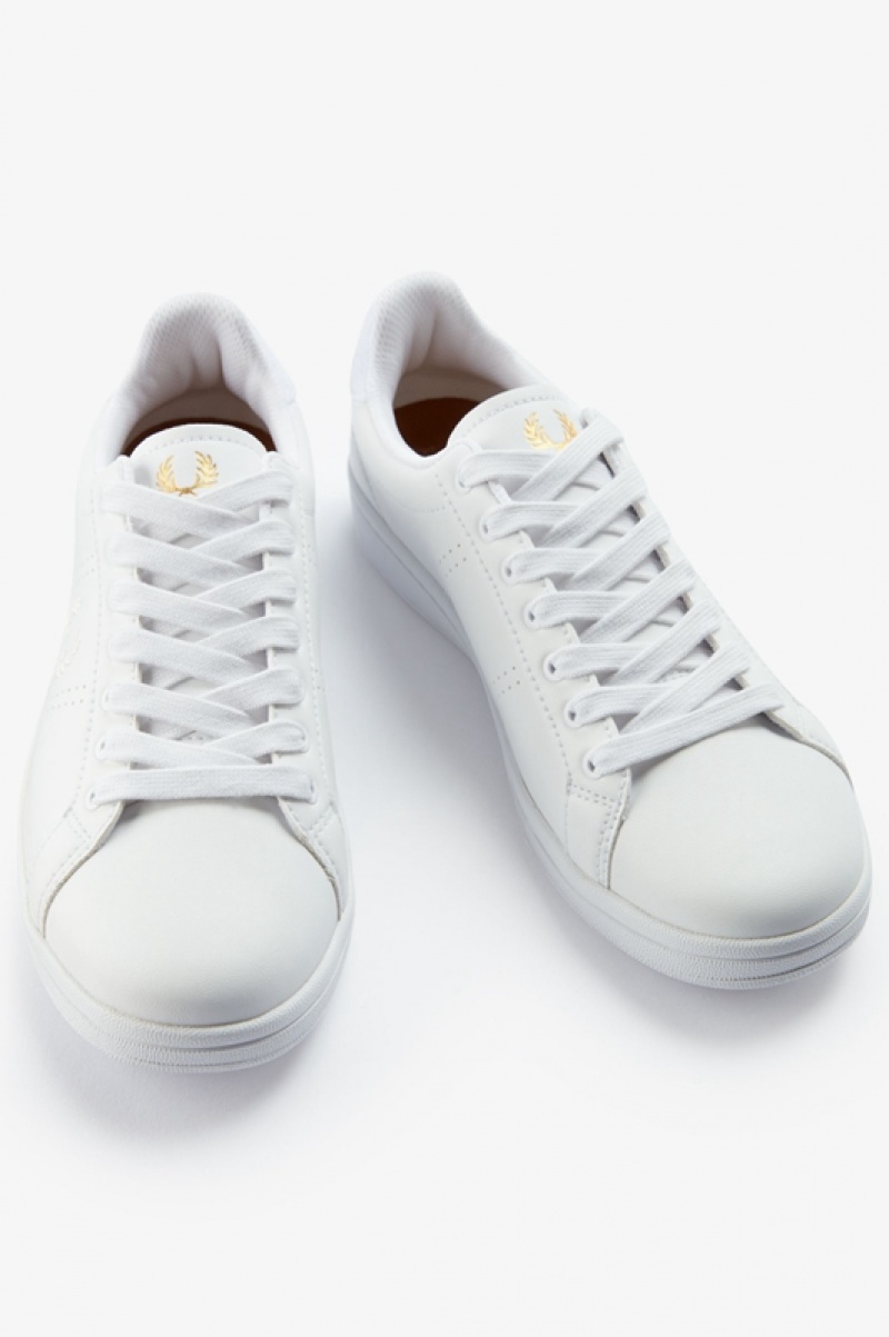 Fred Perry B721 Men's Sneakers White | WJG-936107