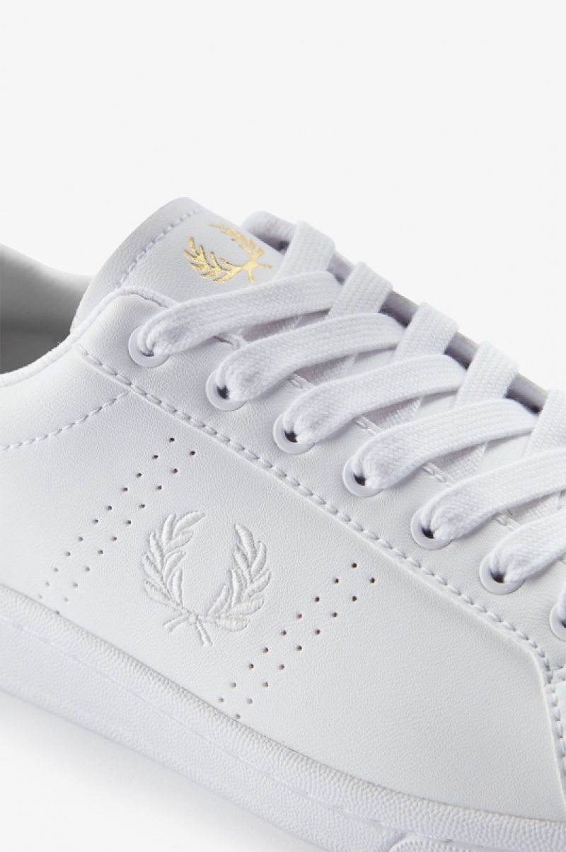 Fred Perry B721 Men's Sneakers White | WJG-936107