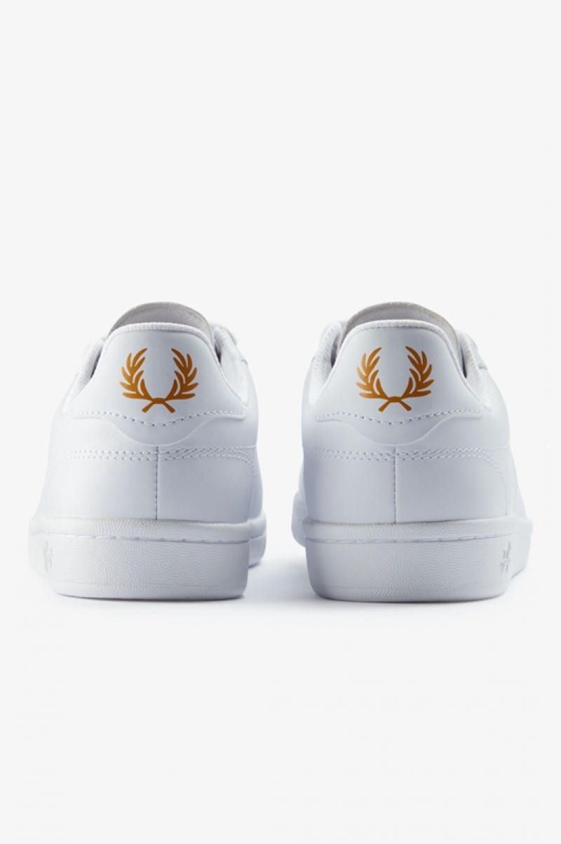 Fred Perry B721 Men's Sneakers White | YWD-734129