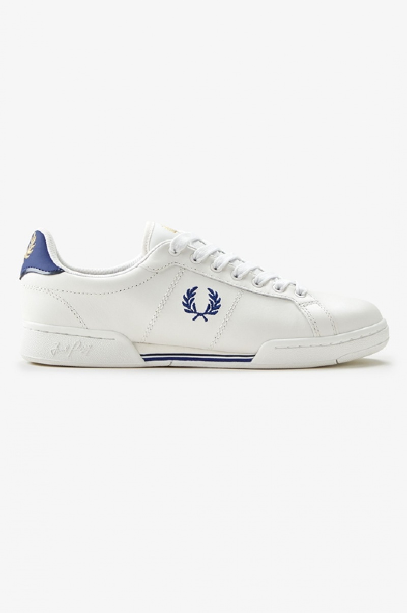 Fred Perry B722 Men\'s Sneakers White | EAN-713290