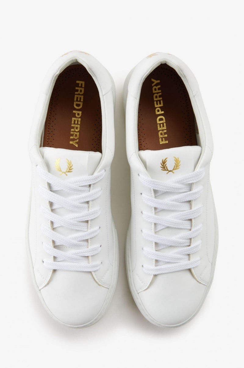 Fred Perry B80 Vegan Men's Sneakers White | QXM-260159