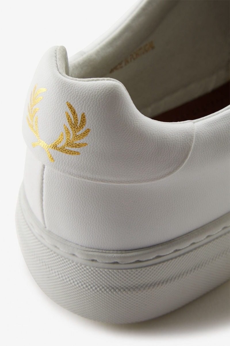 Fred Perry B80 Vegan Men's Sneakers White | QXM-260159