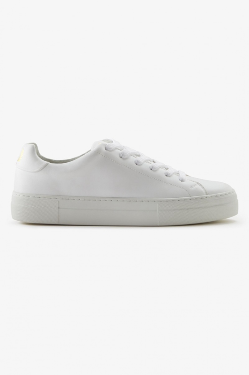 Fred Perry B80 Vegan Men\'s Sneakers White | QXM-260159