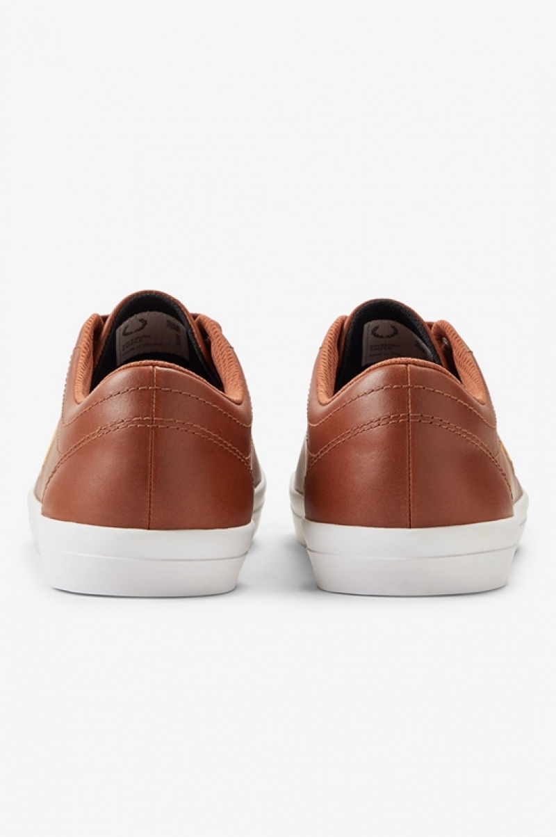 Fred Perry Baseline Men's Sneakers Brown | VDG-750392