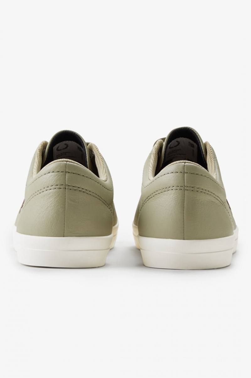 Fred Perry Baseline Men's Sneakers Green | GVW-087952