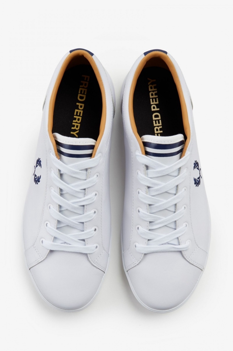 Fred Perry Baseline Men's Sneakers White | SYF-231940