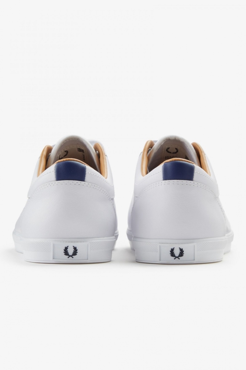 Fred Perry Baseline Men's Sneakers White | SYF-231940