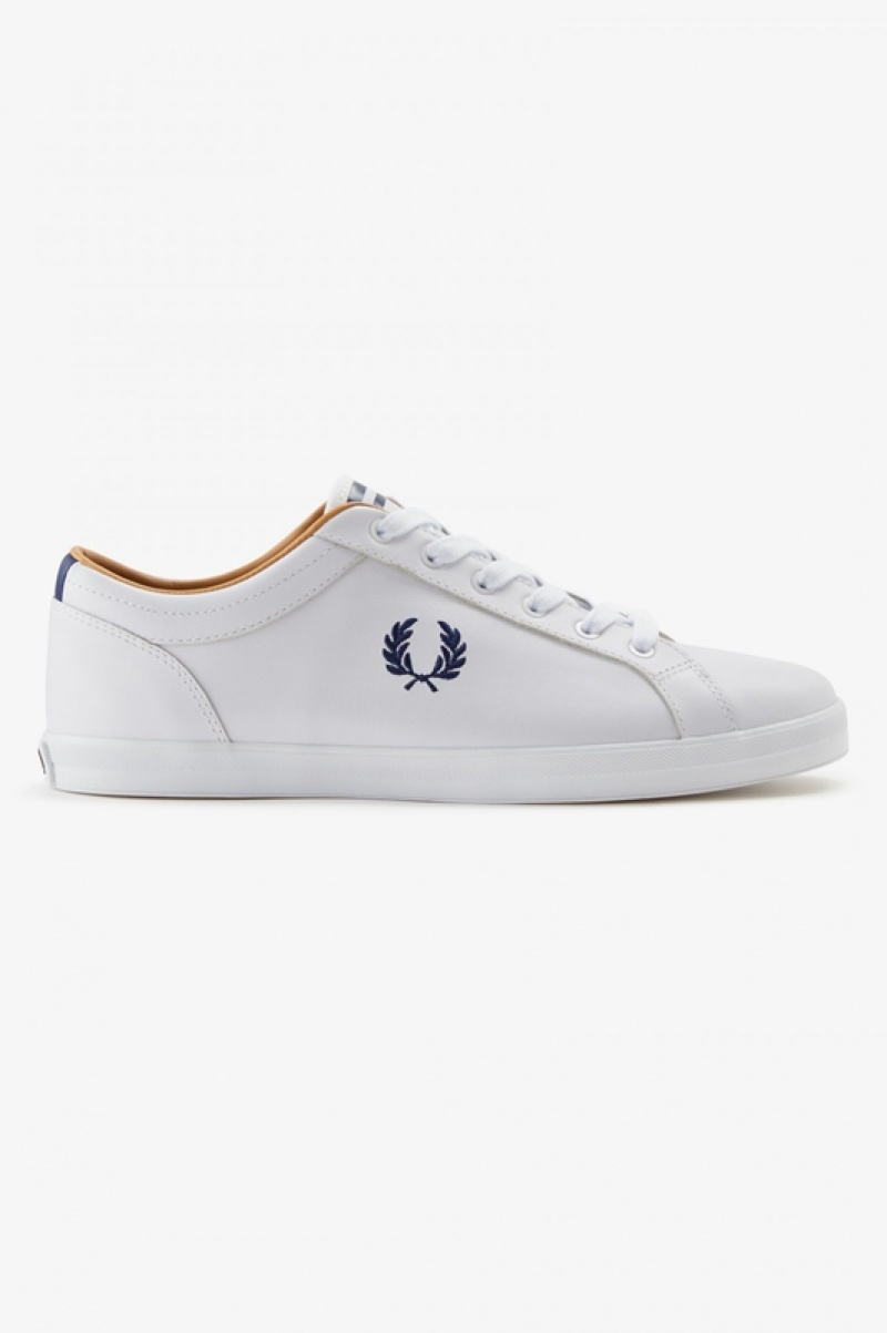 Fred Perry Baseline Men\'s Sneakers White | SYF-231940