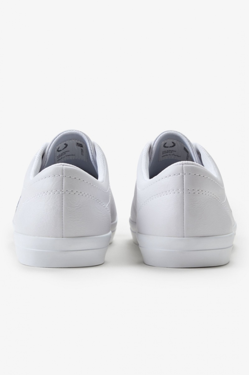 Fred Perry Baseline Men's Sneakers White | AQZ-209185