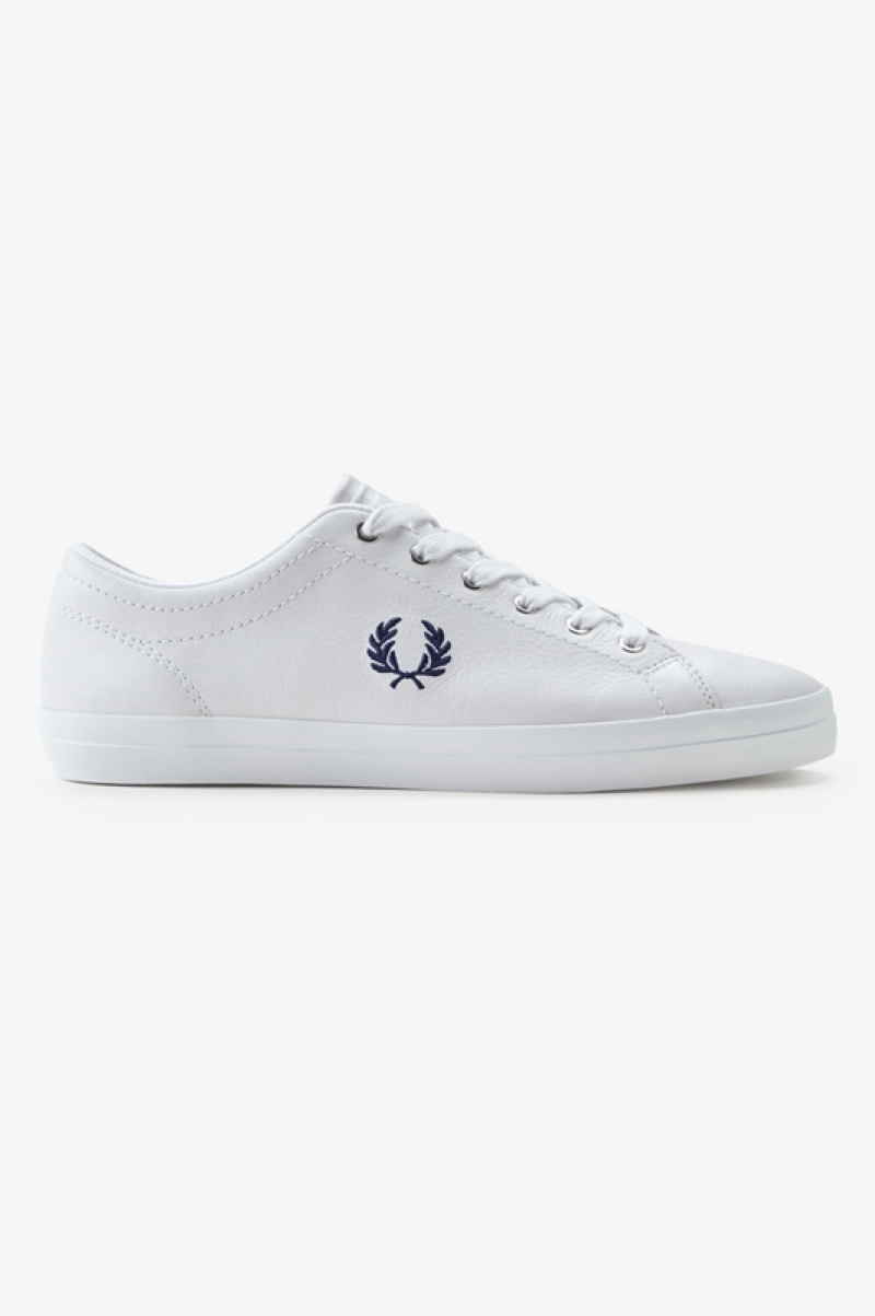 Fred Perry Baseline Men\'s Sneakers White | AQZ-209185