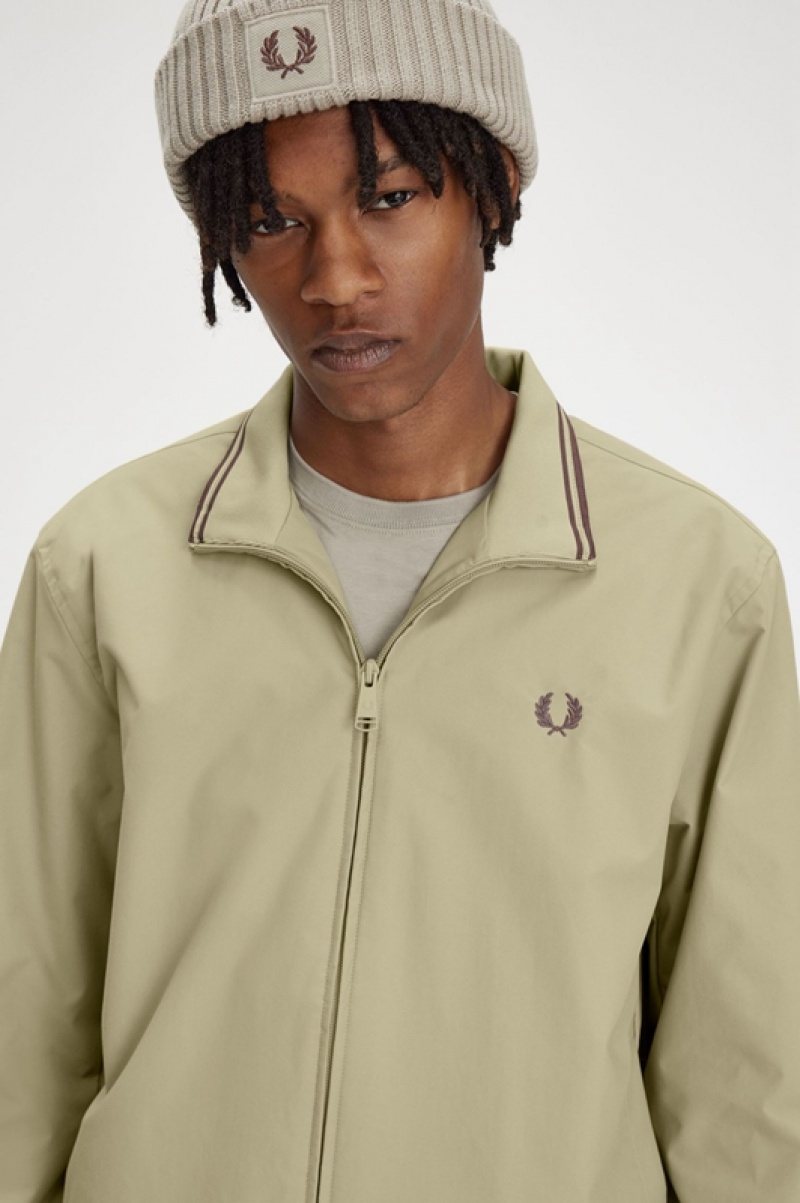 Fred Perry Brentham Men's Jackets Grey | AJG-794215