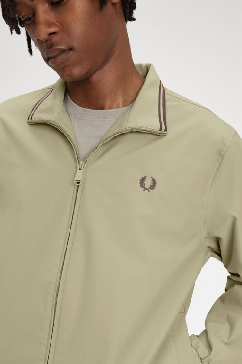 Fred Perry Brentham Men's Jackets Grey | AJG-794215