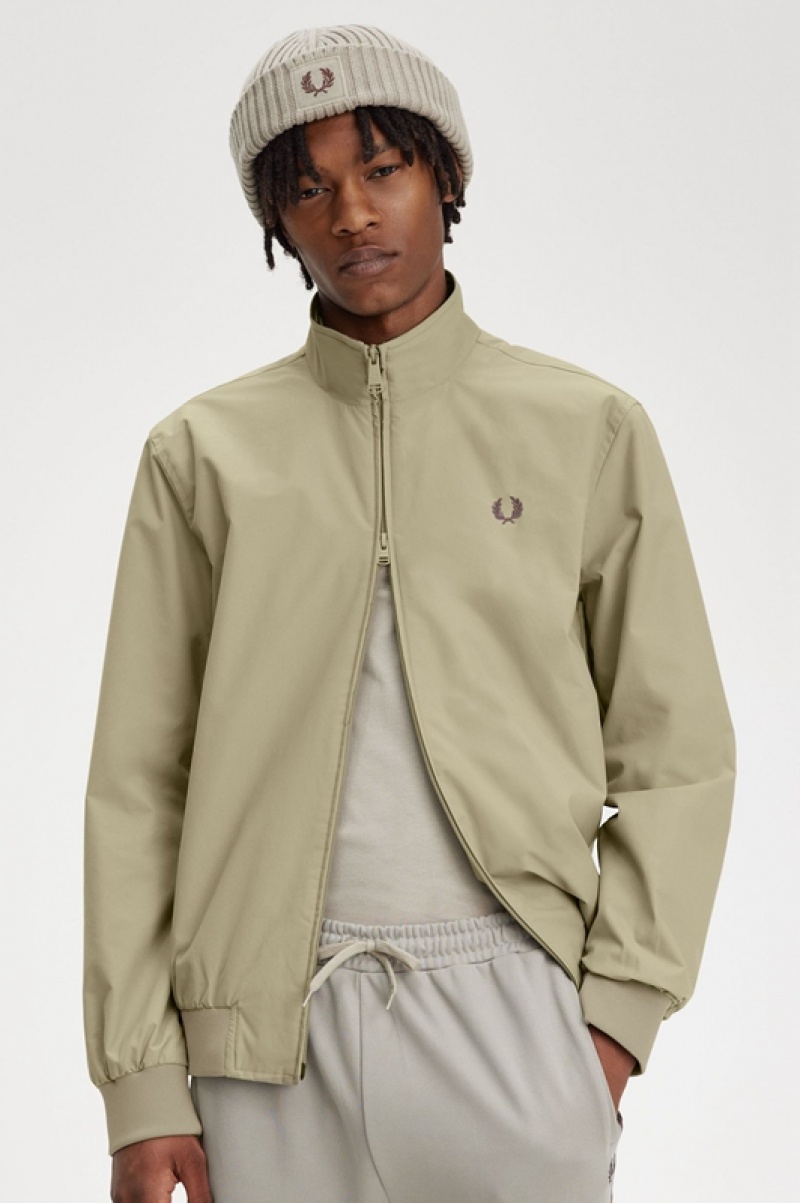 Fred Perry Brentham Men's Jackets Grey | AJG-794215