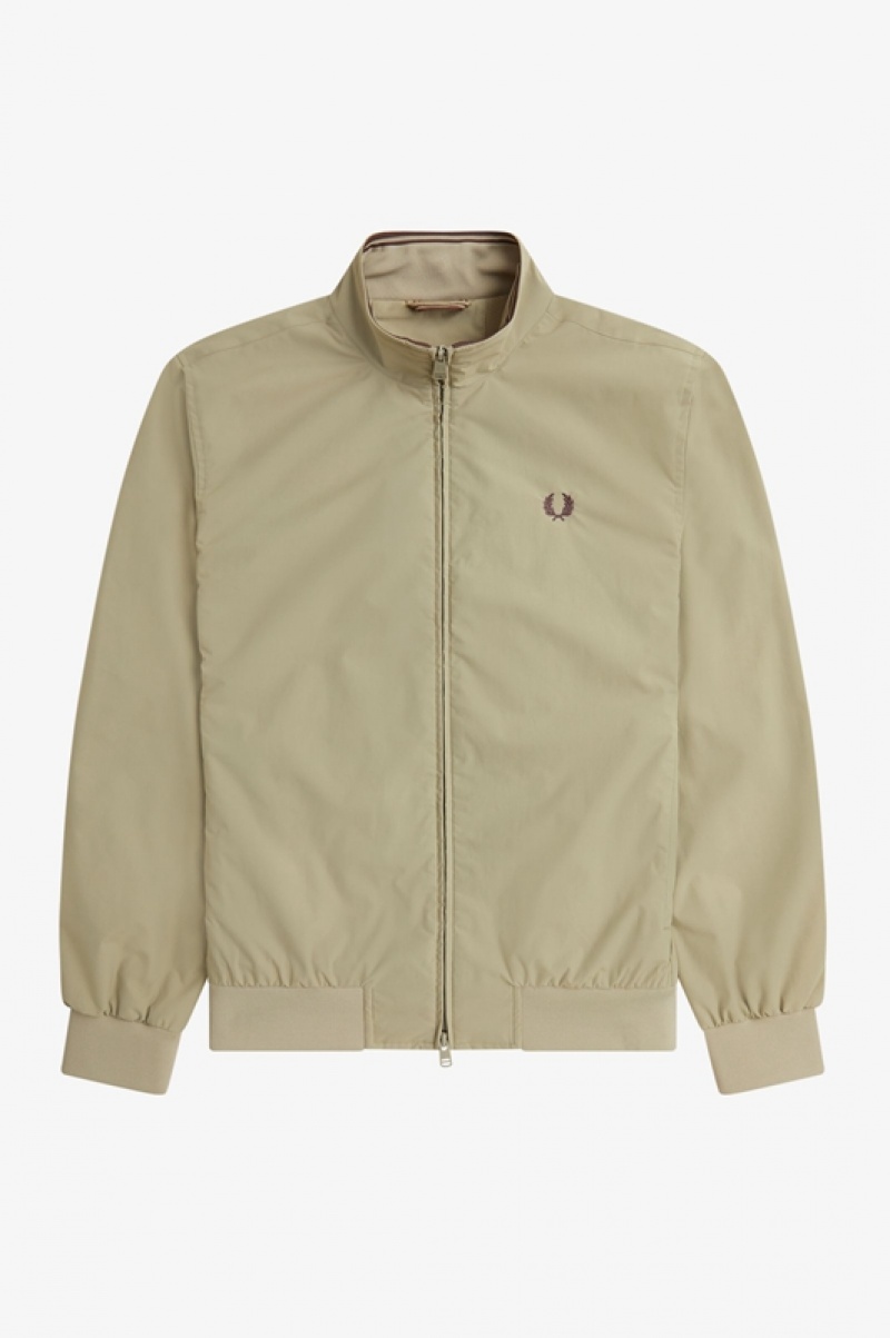 Fred Perry Brentham Men's Jackets Grey | AJG-794215