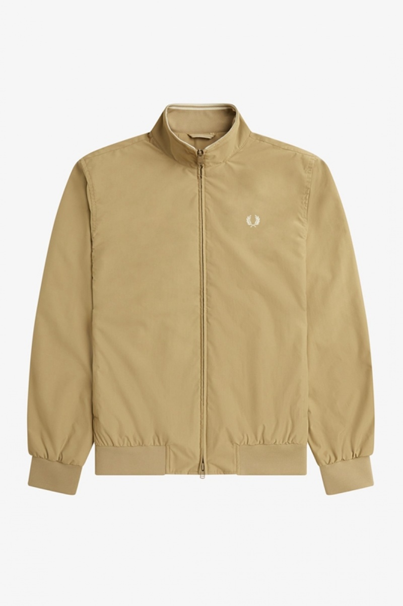 Fred Perry Brentham Men's Jackets Grey | FYJ-568207