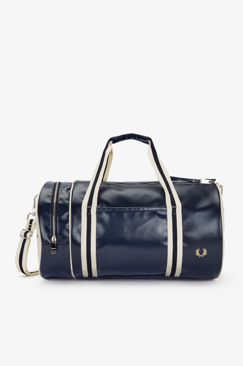 Fred Perry Classic Men's Luggage Bags Dark Grey | TIK-159680