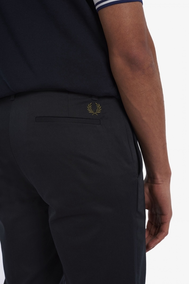 Fred Perry Classic Men's Pants Navy | HOX-504173