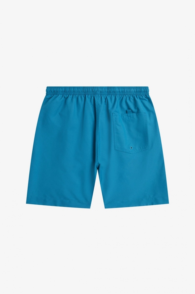 Fred Perry Classic Men's Shorts Blue | MGS-972846