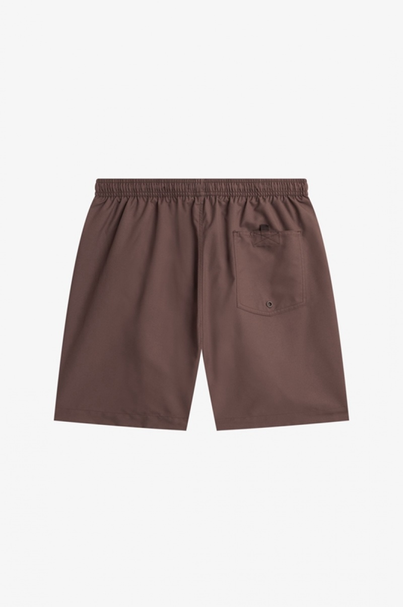 Fred Perry Classic Men's Shorts Dark Red | JPM-693285