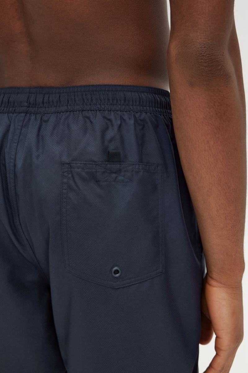 Fred Perry Classic Men's Shorts Navy | FOI-187396