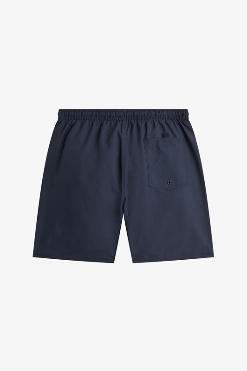 Fred Perry Classic Men's Shorts Navy | FOI-187396