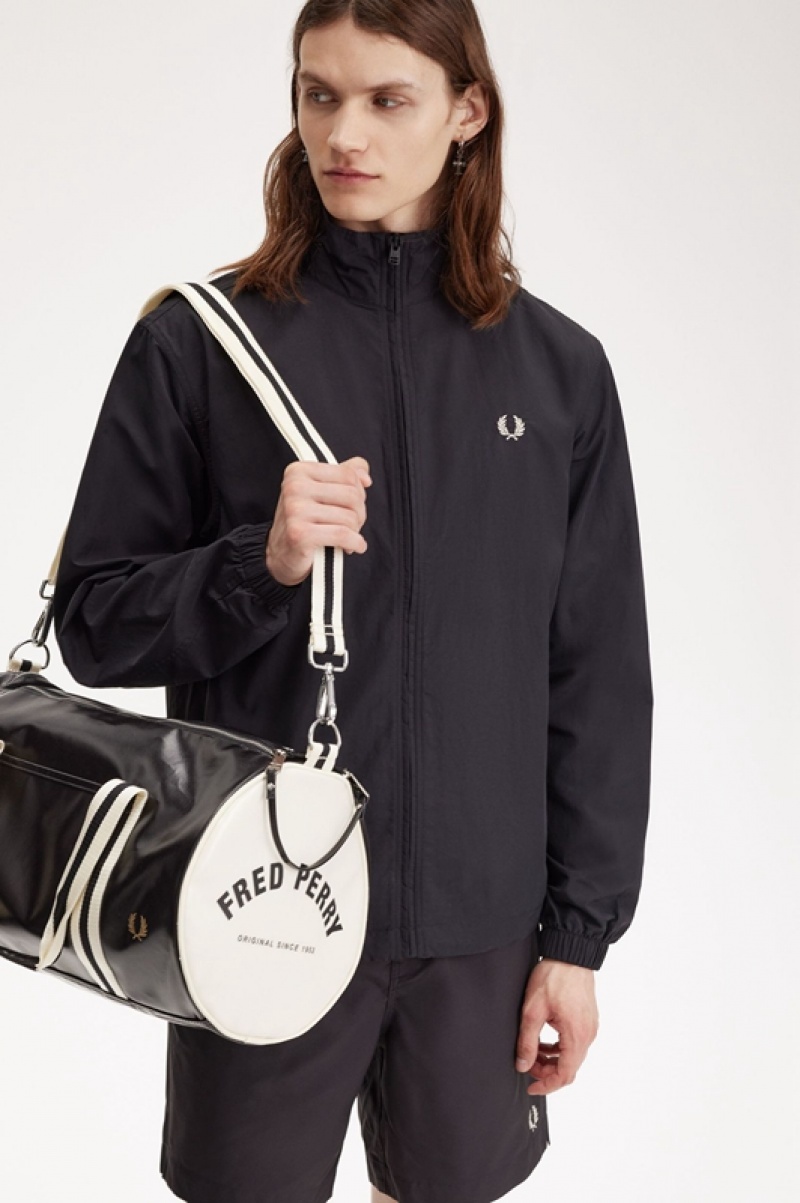 Fred Perry Classic Women's Luggage Bags Black | WYM-175480