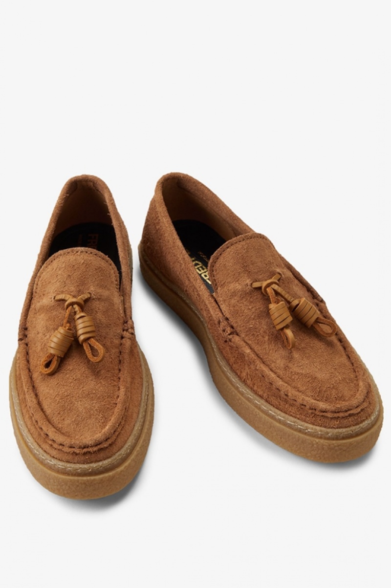 Fred Perry Dawson Tassel Men's Loafers Brown | TNF-039725