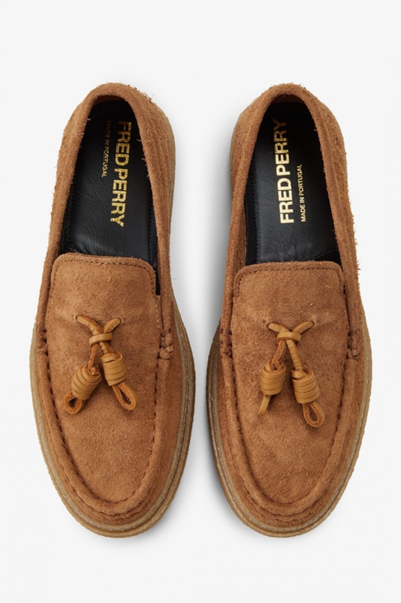 Fred Perry Dawson Tassel Men's Loafers Brown | TNF-039725