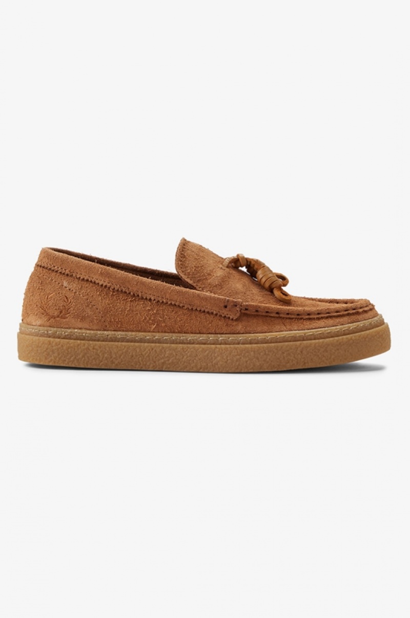 Fred Perry Dawson Tassel Men\'s Loafers Brown | TNF-039725