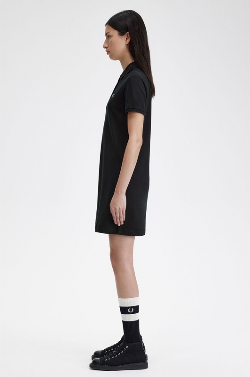 Fred Perry Fred Perry- Women's Dress Black | BVS-098452