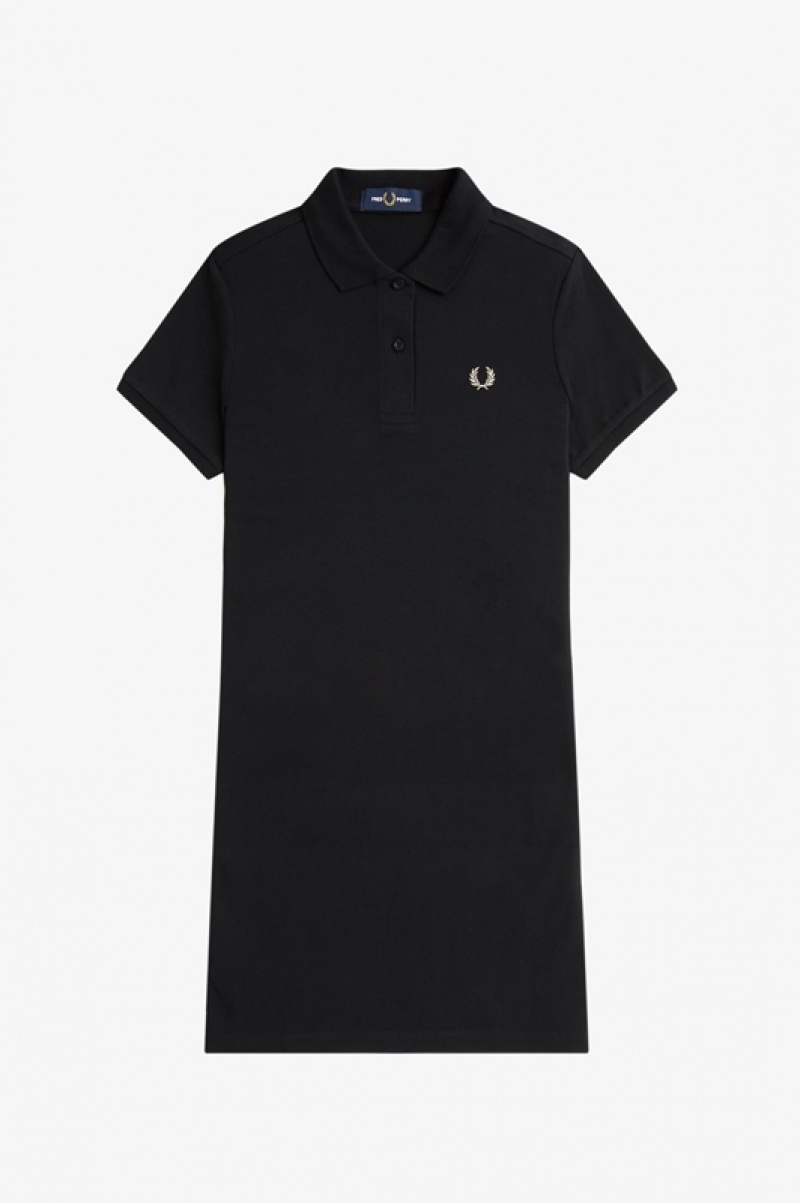 Fred Perry Fred Perry- Women's Dress Black | BVS-098452