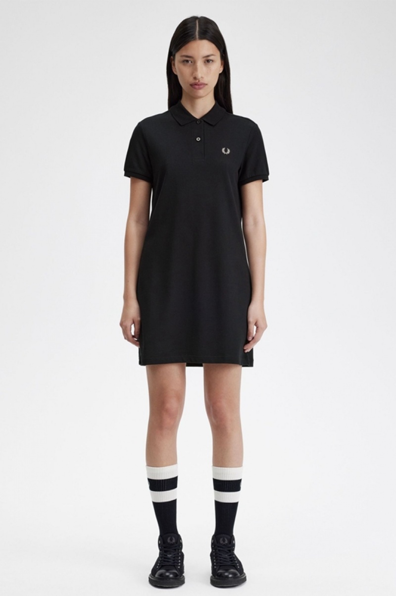 Fred Perry Fred Perry- Women\'s Dress Black | BVS-098452