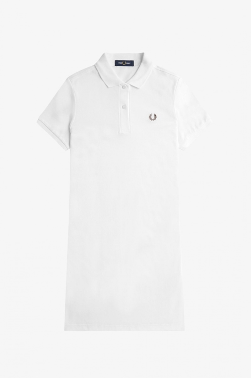 Fred Perry Fred Perry- Women's Dress White | EFN-735206