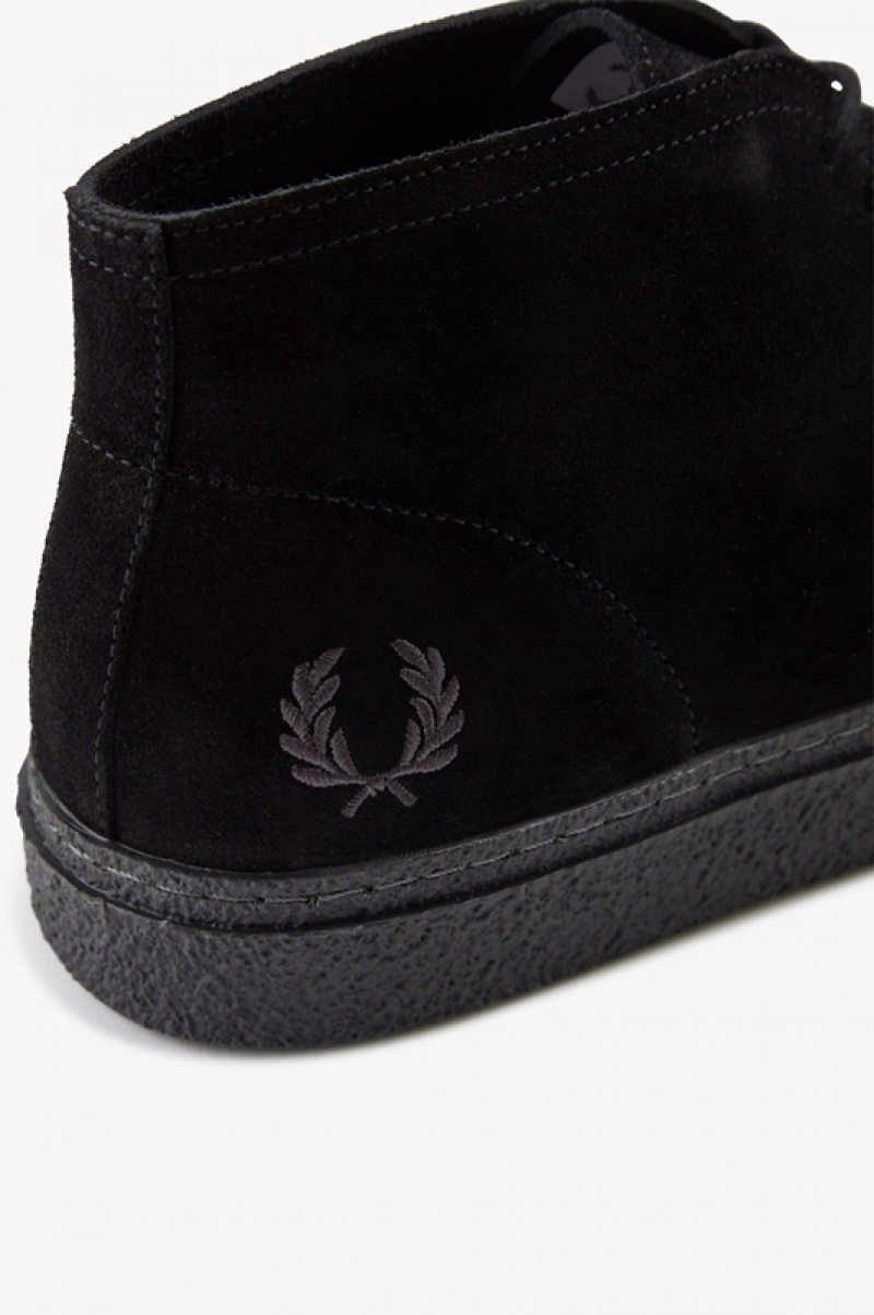 Fred Perry Hawley Men's Sneakers Black | ONA-407236