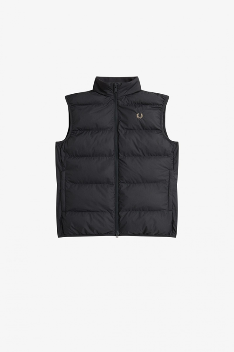 Fred Perry Insulated Gilet Men's Jackets Grey | TJF-256974