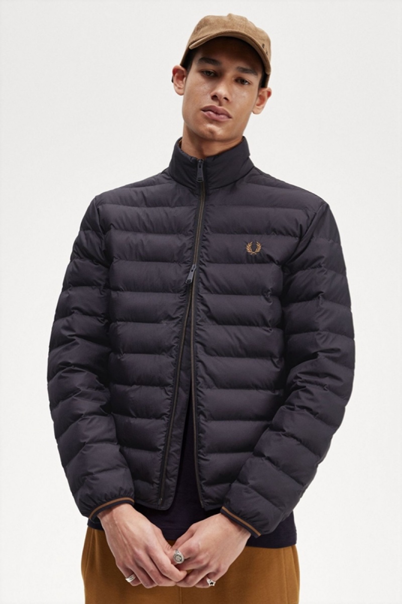 Fred Perry Insulated Men's Jackets Navy | UJO-650147