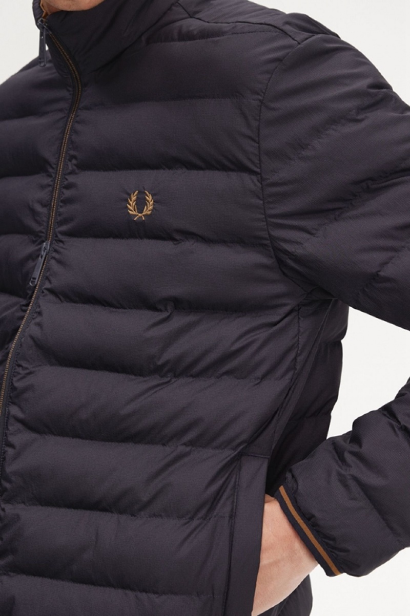 Fred Perry Insulated Men's Jackets Navy | UJO-650147