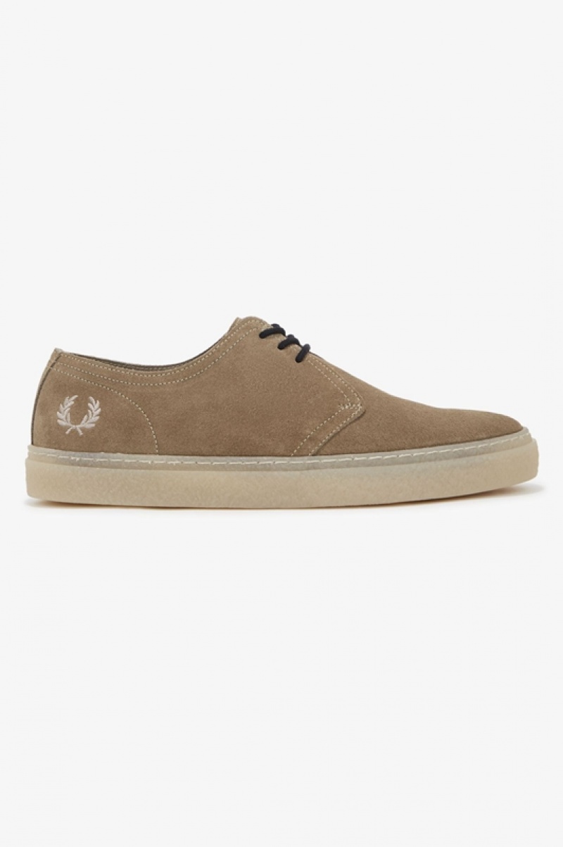 Fred Perry Linden Men\'s Slip On Shoes Grey | OYH-760194