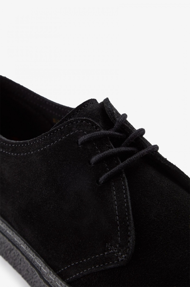 Fred Perry Linden Men's Sneakers Black | JBY-528736