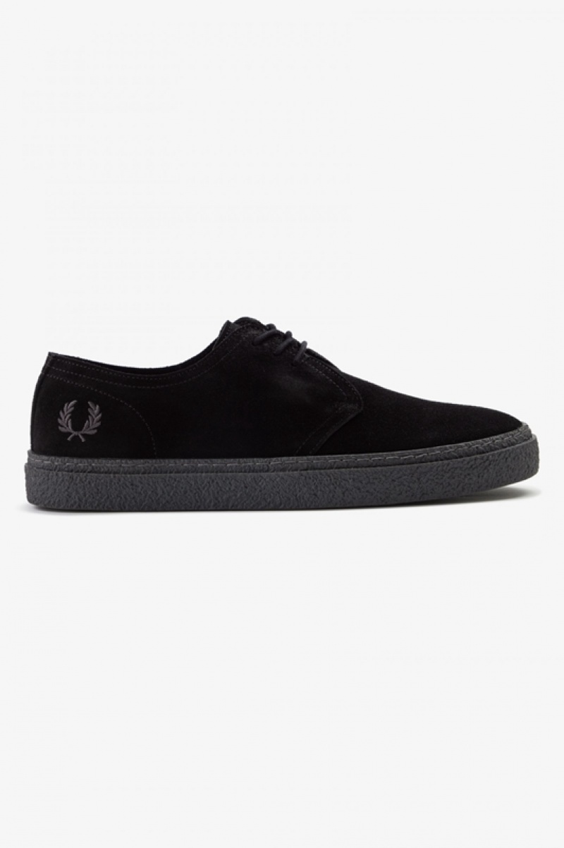 Fred Perry Linden Men\'s Sneakers Black | JBY-528736